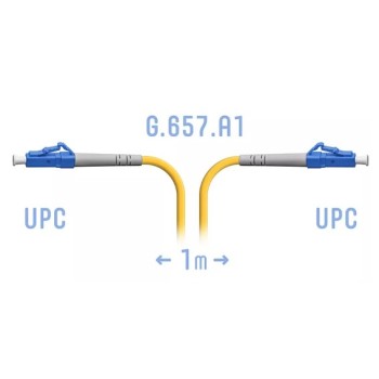 SNR-PC-LC/UPC-A-1m Патчкорд оптический LC/UPC SM G.657.A1 1 метр