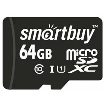 Карта памяти 64GB MicroSD SmartBuy