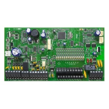 SP7000 Контрольная панель от 16 до 32 зон, 16 зон на плате, 2 подсистемы