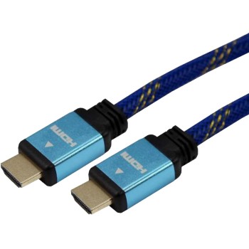 Шнур HDMI - HDMI gold 1.5М шелк с фильтрами REXANT