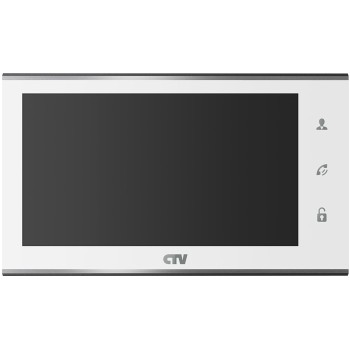 CTV-M2702MD W (белый) Монитор домофона цветной с функцией «свободные руки»