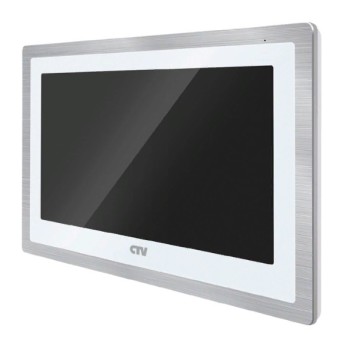CTV-M5102AHD W (белый) Монитор видеодомофона с технологией Touch Screen