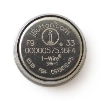DS1961S (фиолетовый) Ключ электронный Touch Memory с брелком