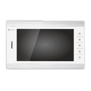 Видеодомофон Optimus VM-10.1 (белый / серебро)