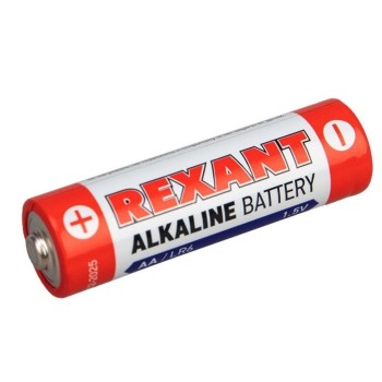 Батарейка алкалиновая AA/LR6 1,5V 24 шт. (пальчик) блистер REXANT
