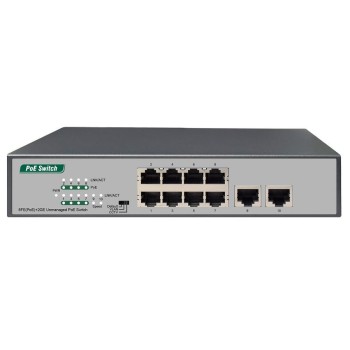 TSn-8P10U 10 портовый POE Ethernet коммутатор
