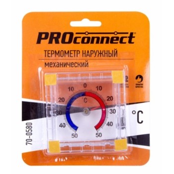 Термометр наружный механический PROconnect