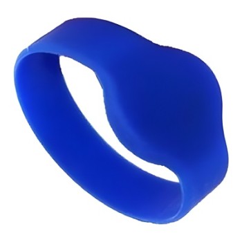 Браслет EM, IL-10D65EB, силиконовый, без застёжки (синий, женский)