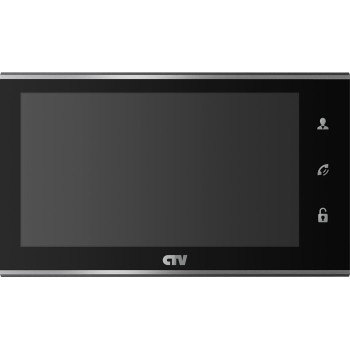 CTV-M2702MD B (черный) Монитор домофона цветной с функцией «свободные руки»