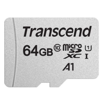 Карта памяти 64GB MicroSDXC UHS-I U1 Transcend, 100 МБ / с, Class 10, TS64GUSD300S