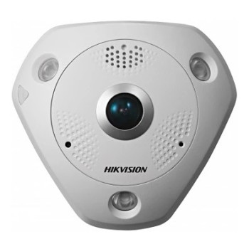 DS-2CD63C2F-IS (2mm) 12Мп fisheye IP-камера с ИК-подсветкой до 15м