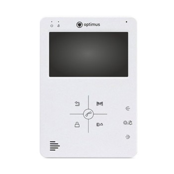 Видеодомофон Optimus VM-4.0 (белый)