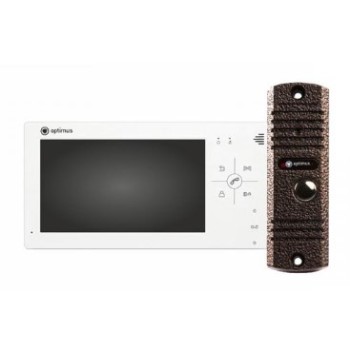 Optimus VM-7.0 (w) + DS-700L (медь) Комплект видеодомофона