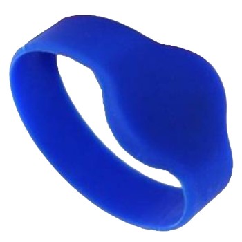 Браслет Temic, IL-10D74TB, силиконовый, без застёжки (синий, мужской)