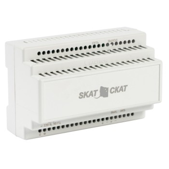 SKAT-24-3.0-DIN источник питания 24В 3А АКБ внешн. 1х12-17Ач ток заряда 3,0–Iнагр.