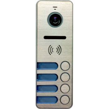 iPanel 2 (Metal) 4 аб. Цветная вызывная панель видеодомофона на 4 абонента