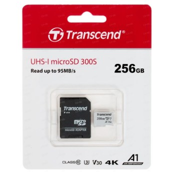 Карта памяти 256GB MicroSDXC Transcend 300S