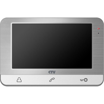 CTV-M1703 S (серебро) Монитор видеодомофона