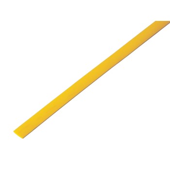 Термоусадочная трубка REXANT 6,0 / 3,0 мм, желтая, упаковка 50 шт. по 1 м