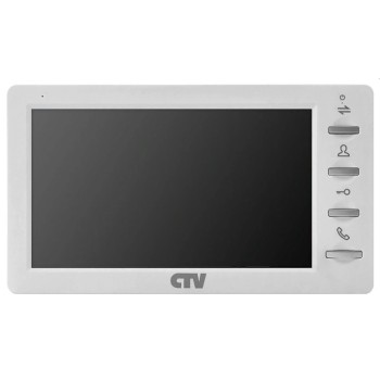 CTV-M1701 Plus W (белый) Монитор видеодомофона CVBS с кнопочным управлением