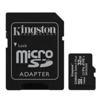 Карта памяти 32GB MicroSD Kingston Class 10 Canvas Select Plus A1 (100 Mb / s) + SD адаптер