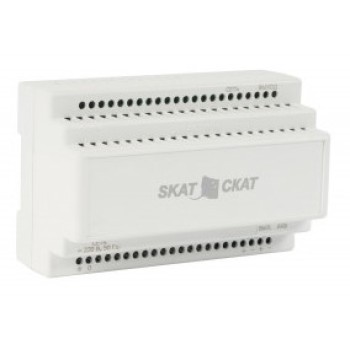 SKAT-24-4.0 DIN, источник питания 24В 4А АКБ внеш.12-17Ач ток заряда 4,0–Iнагр.