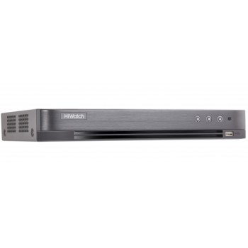 Видеорегистратор DS-H304QAF 4-х канальный гибридный HD-TVI регистратор c технологией AoC для аналоговых камер