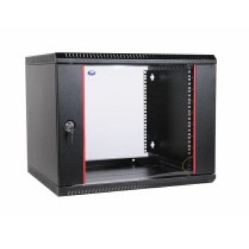 ШРН-Э-6.350-9005 Шкаф телекоммуникационный настенный разборный ЭКОНОМ 6U (600 × 350) дверь стекло, цвет черный