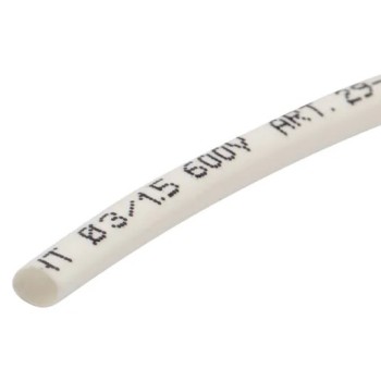 Термоусадочная трубка REXANT 2,0 / 1,0 мм, белая, упаковка 50 шт. по 1 м