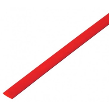 Термоусадочная трубка REXANT 9,0 / 4,5 мм, красная, упаковка 50 шт. по 1 м