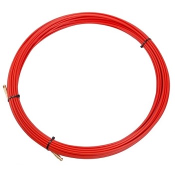 Протяжка кабельная REXANT (мини УЗК в бухте) , стеклопруток, d=3,5 мм, 20 м, красная